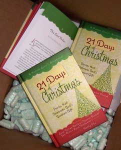 21 Days of Christmas book delivery