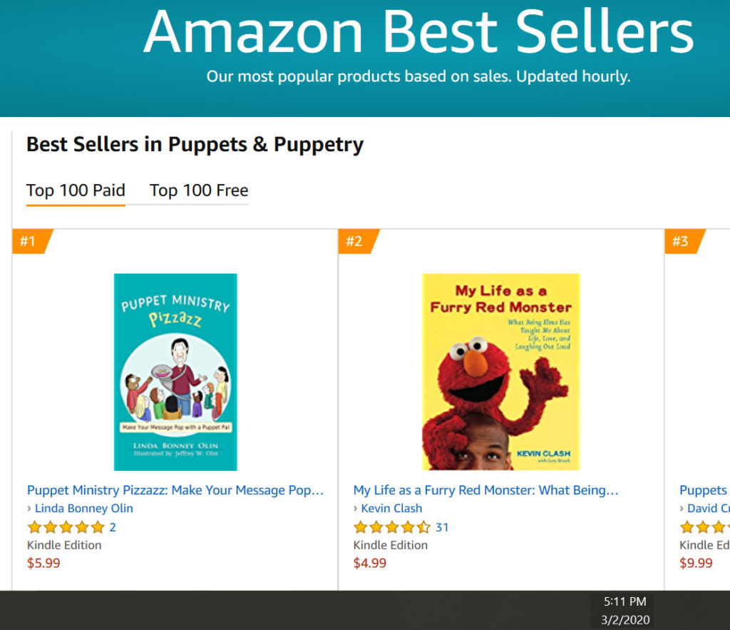 Amazon Best Seller screen shot